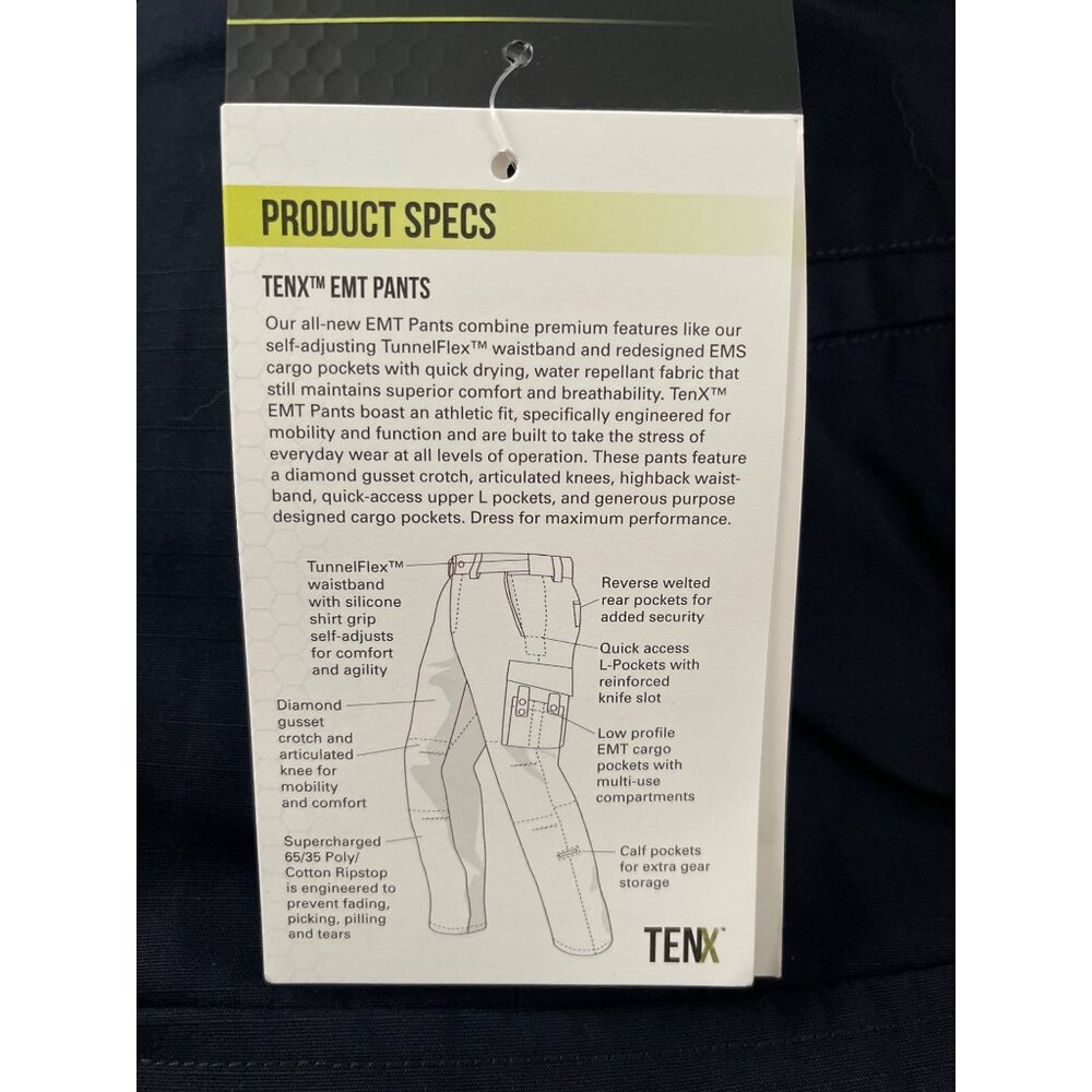 NWT Blauer TENX EMT Pants Mens 34x32 Dark Navy 8829 - Picture 6 of 8